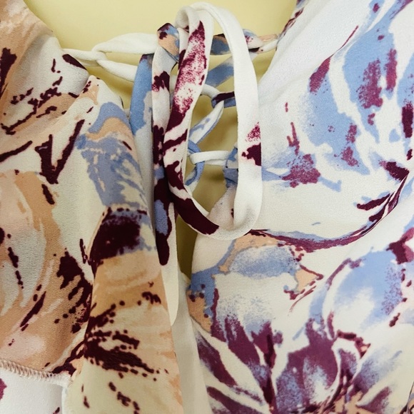 Miami Floral Ruffle High Low Maxi Dress - Picture 6 of 9